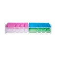thumbnail image 7 of UNiPLAY Toy Organizer With 16 Removable Storage Bins, Multi-Bin Organizer for Books, Building Blocks, School Materials, Toys with Baseplate Board Frame (Pink), 7 of 7