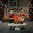 thumbnail image 7 of Santa Claus & Mrs. Claus Christmas Campfire Flickering NightLight,Cute Swivel Plug-in Figurine Lamp for Holiday Decor, Indoor. Campfire Night Light with Flicker Bulb,Figurine Light, 7 of 7