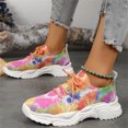thumbnail image 6 of AUDeals Women Travel Walking Shoes - Lightweight Breathable Mesh Sneakers for Casual Trips and Everyday Motion (Orange, 7), 6 of 8
