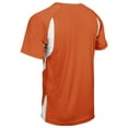 thumbnail image 2 of Champro Wild Card 2-Button Baseball Jersey Orange White Highlights, 2 of 2