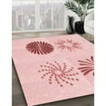 thumbnail image 2 of Ahgly Company Indoor Square Patterned Light Rose Pink Area Rugs, 6' Square, 2 of 6
