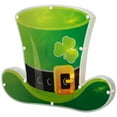 thumbnail image 4 of Northlight 12.5" LED Lighted Irish St. Patrick's Day Leprechaun Hat Window Silhouette with Timer, 4 of 9