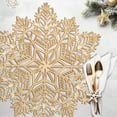 thumbnail image 4 of Napperon flocon de neige Holiday Time - Or, 4 of 4