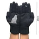 thumbnail image 3 of Guantes de invierno para hombres mujeres adolescentes lindo gato y pájaro impreso térmico tejido, 3 of 5