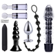 thumbnail image 1 of Juego de 6 piezas de silicona extragrande para entrenamiento anal, juego de cuentas anales, juguete avanzado para relajación muscular, kit de entrenamiento para mujeres, masajeador suave, herramienta, 1 of 4