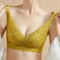 thumbnail image 4 of Penkiiy Comfort Underwire Bra with Full-Coverage, Light Lift Back Smoothing Shapewear Bra for Everyday Wear XL Yellow, 4 of 7