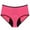 Hot Pink, variant on Daznico Womens Underwear - Women's High Waist Panties 4 Design Absorbent Leak Proof Organic Menstrual Underwear - Panties for Women,Color:Black,Size:3XL