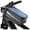 Gray, variant on WEST BIKING Reflective Bicycle Frame Bags for MTB Road Bike with Touch Screen Phone Case, Black
