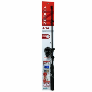 Zebco 404 Fishing Rod & Reels Combo, 2 Pack