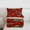Red Brown 02, variant on Feelyou Princess Bowknot Lips Full Size Comforter Sets, Cheetah Print Bedding Sets, 3pcs