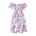 thumbnail image 4 of DPTALR Mother And Daughter Women's Ruffle Floral Print Dress Family Matching Clothes, 4 of 9