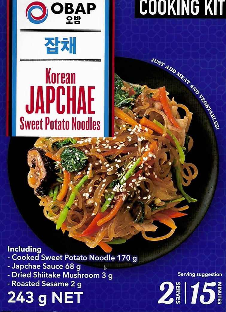 Obap Ensemble pour préparation de nouilles de patate douce au Japchae Coréen Obap Ensemble pour préparation de nouilles de patate douce au Japchae Coréen