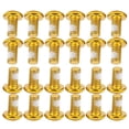 thumbnail image 3 of Tornillos de acero M5 x 10 mm, de alta resistencia, dorados, para bicicletas, juego de 24 tornillos de freno de disco T25 de colores, 3 of 8