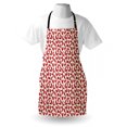 thumbnail image 3 of Butterfly Apron Graceful Romantic Spring Theme Abstract Wings Beauty of Nature, Unisex Kitchen Bib Apron with Adjustable Neck for Cooking Baking Gardening, Dark Coral Ruby Pale Yellow, by Ambesonne, 3 of 3