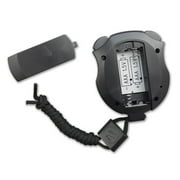 Digital Stopwatch - No Bells, No Whistles, Simple Basic Operation, Silent, Clear Display, ON/Off, Child Friendly, AAA Batteries (Included), Black