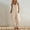 #0163-Beige, variant on Women's Casual Linen Rompers, Sleeveless Solid Jumpsuit with Relaxed Fit, Lightweight Summer Overall for Spring, Cute Wide Leg Pants for Vacation Outings Gift