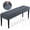 Gray, variant on TAOCOCO Stretch Dining Bench Cover, Anti-Dust Long Bench Cushion Cover Washable Bench Slipcover Rectangle Table Bench Seat Protector for Bedroom, Kitchen, Hotel,Banquet - Light Brown