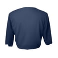 thumbnail image 4 of Women's 2026 Summer Lightweight Short Chiffon Bolero Cardigan Shrug Sheer Tie Front Top 3/4 Sleeve Jacket for Dress, 4 of 6