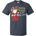 thumbnail image 3 of Inktastic Santa Claus is on His Way Christmas T-Shirt, 3 of 5