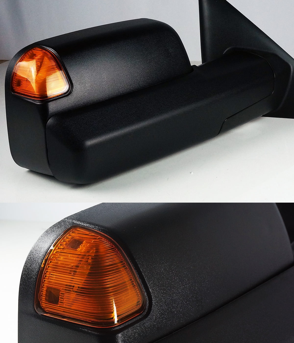 For 09-17 Ram 1500//2500//3500 Power//Heated Defrost Amber Signal Towing Mirrors