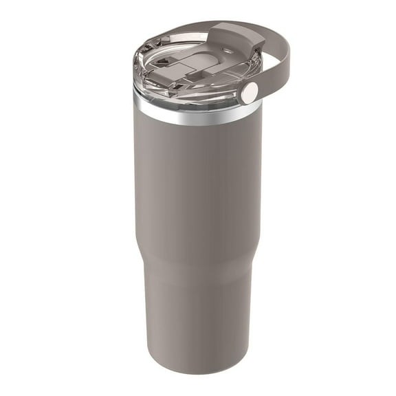 30 oz Vacuum Insulated Tumbler w/Lid & Handle - Taupe