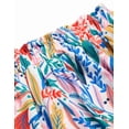 thumbnail image 4 of Arshiner Girl's 2 Piece Summer Outfit Sleeveless T-Shirt and Hawaiian Tropical Boho Shorts, 4 of 8