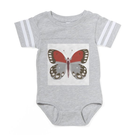 CafePress - Fantasy Butterfly 7 - Cute Infant Baby Football Bodysuit