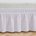 thumbnail image 4 of LHCER Elastic Polyester Bed Skirt Ruffle Easy Fit Spread Cover Valance , Bed Ruffle, Elastic Bed Ruffle, 4 of 7