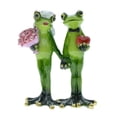 thumbnail image 4 of Estatua de jardín de rana para matrimonio, figuras de resina, decoración de , obsequio, escultura de animal para jardín de inauguración., 4 of 8