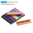 thumbnail image 3 of Unique Bargains Staples for Stapler, 6 Pack(1000Pcs Staples Per Pack) 26/6 Standard 1/4 Inch Length Staples Jam Free 6 Colors, 3 of 7