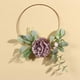 thumbnail image 1 of de aro artificiales, colgante de Floral, colgantes de pared para puerta de granja, telón de fondo decorativo para el , estilo F Estilo F 25cm Macarena Guirnalda de flores, 1 of 8