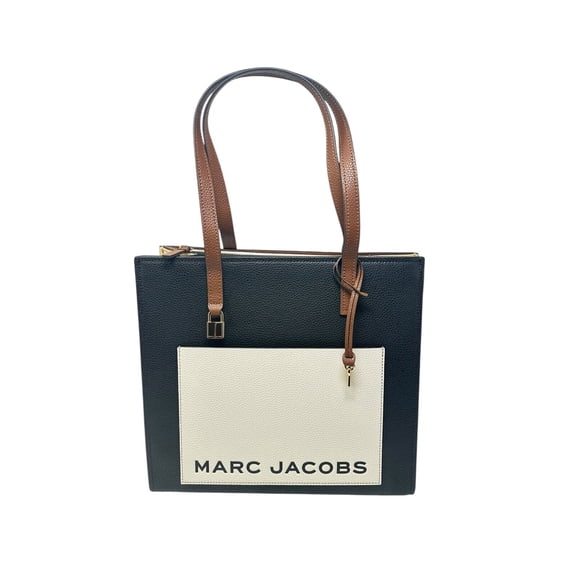 Marc Jacobs The Grind Tote Black Multi Large Tote Bag 4R4HTT033H01 $450