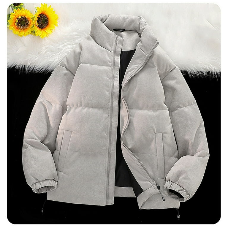 Mens Winter Jacket Heavyweight Puffer Parka Coat Men's Jacket