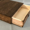 thumbnail image 3 of Vintage Storage Box DIY Decorative Wooden Jewelry Keepsake Storage Box with Lid Lock Wooden Memory Chest Earrings Organizer .5x24.5x6cm 25.5x24.5x6cm, 3 of 7