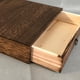 thumbnail image 3 of Caja de madera con tapa y cerradura, organizador vintage de pequeñas cajas para guardar regalos. Los 255x245x6cm, 3 of 7