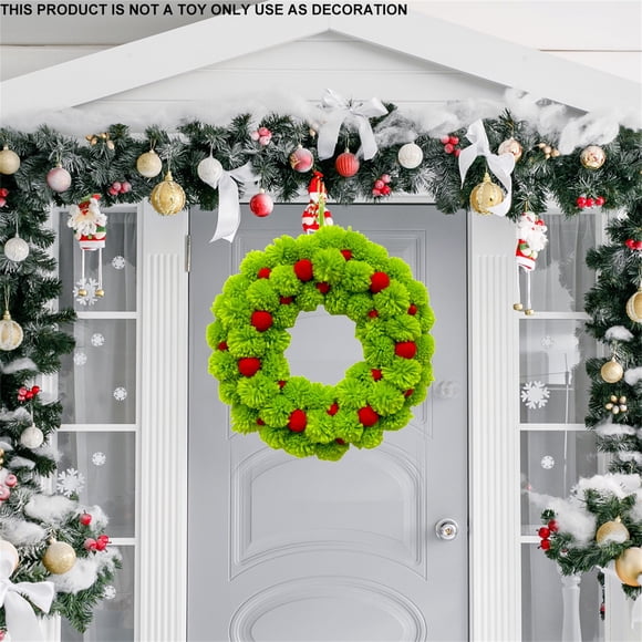 Christmas Wreaths-Christmas Decoration Sets-festival Wreaths Hanging Upside Down For Home Decoration