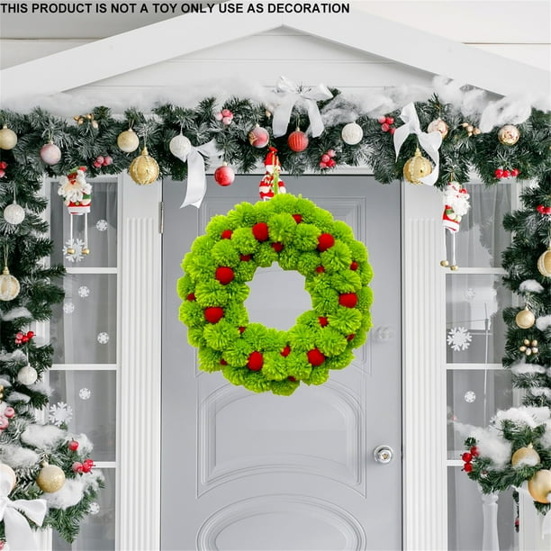 Christmas Wreaths-Christmas Decoration Sets-festival Wreaths Hanging Upside Down For Home Decoration