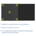 thumbnail image 2 of JJEAN-120 Pack Double-Sided Adhesive Tape for Acoustic Soundproofing Foam Panels Strong Pad Mounting, Heavy Duty Wall Adhesive Squares, 2 of 4