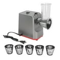 thumbnail image 2 of Electric Cheese Grater 5 In1 Kitchen Shredder Salad Maker Ideal for Cheese, Fruit, and Vegetable Multifunctional Tool for Effortless Food Preparation Convenient and Efficient, 2 of 7