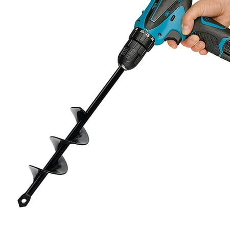 

Auger Drill Bit for Planting 1.6 x 9 Inch Garden Auger Spiral Hole Drill Bulb Auger Easy Planter Rapid Planter Bulb & Bedding Plant Auger for 3/8 Hex Drive Drill