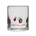 thumbnail image 1 of Vasos de vidrio sin tallo con temática navideña, diseño de textura única, decoración para fiesta de Acción de Gracias y Navidad., 1 of 8