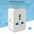 thumbnail image 5 of Yajisi Wi‑Fi Bluetooth Smart 15A Multi‑Function Socket – Voice Control, Energy Monitoring, Remote App Scheduling, 5 of 10