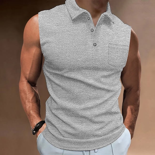EGNMCR T-Shirts pour Homme Mode Personnalité Chemise Décontractée Slim à Manches Courtes Imprimée Col Rabattu Cadeaux pour Hommes