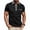 #Black, variant on DPTALR Men's Solid Color Casual Lapel Half Button Short Sleeve Shirt,Light Blue,Big and Tall Men XXXL