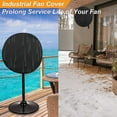 thumbnail image 6 of Fan Cover, Outdoor Waterproof Fan Covers - Outside Large Stand up Pedestal and Wall Mount Industrial Fan Cover, 6 of 7