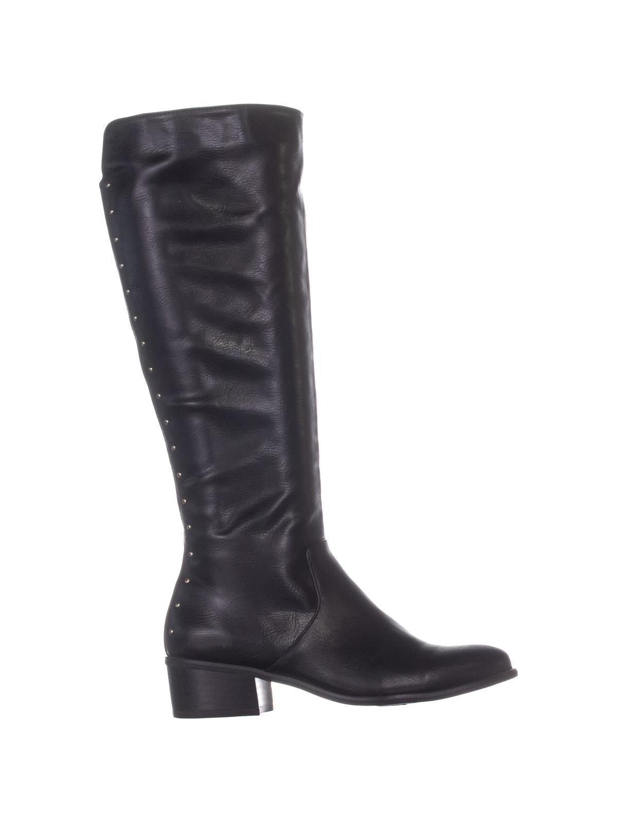 cognac knee high boots with heel
