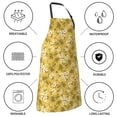 thumbnail image 5 of Naloa Flower Apron Kitchen Aprons with Pockets for Women Men Chef, 5 of 8