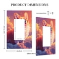 thumbnail image 3 of KLL Sunset Cloud Corgi Pattern Electrical Outlet Covers, 3" x 5" 1 Pack Electric Receptacle Plug Covers for Decorator Receptacle Outlet & Switch-Style U, 3 of 6