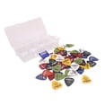 thumbnail image 3 of 60 Piezas De Guitarra Eléctrica Acústica, Púas De Plástico, De Colores De Espesor Sunnimix púa de varios tamaños de color, 3 of 8
