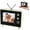 Green, variant on Retro Mini TV 2.4 Inch IPS Display 8GB Memory with Headphone USB Playback for Dollhouse Scene